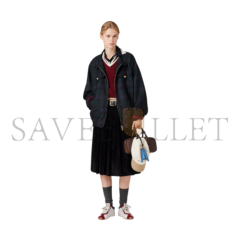 M1v M1v plaid blouson jacket ml943